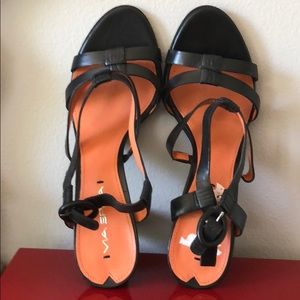 New Via spiga black sandals